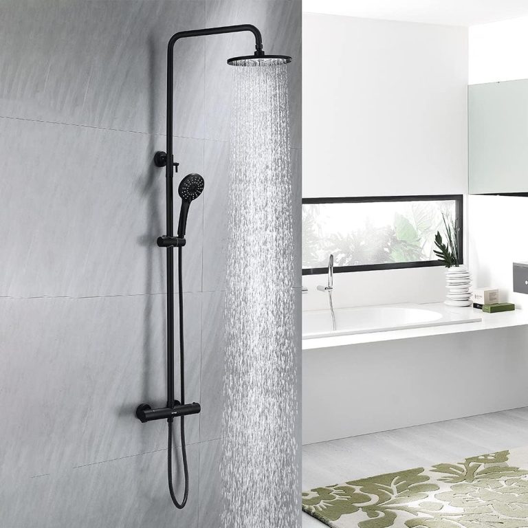 Experience Spa-like Relaxation: Bath Tap with Rainfall Shower Head